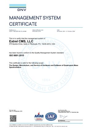 so_9001_2015_certificate dnv - 11892 extrel - 9001 - _3 - 9 - 2022